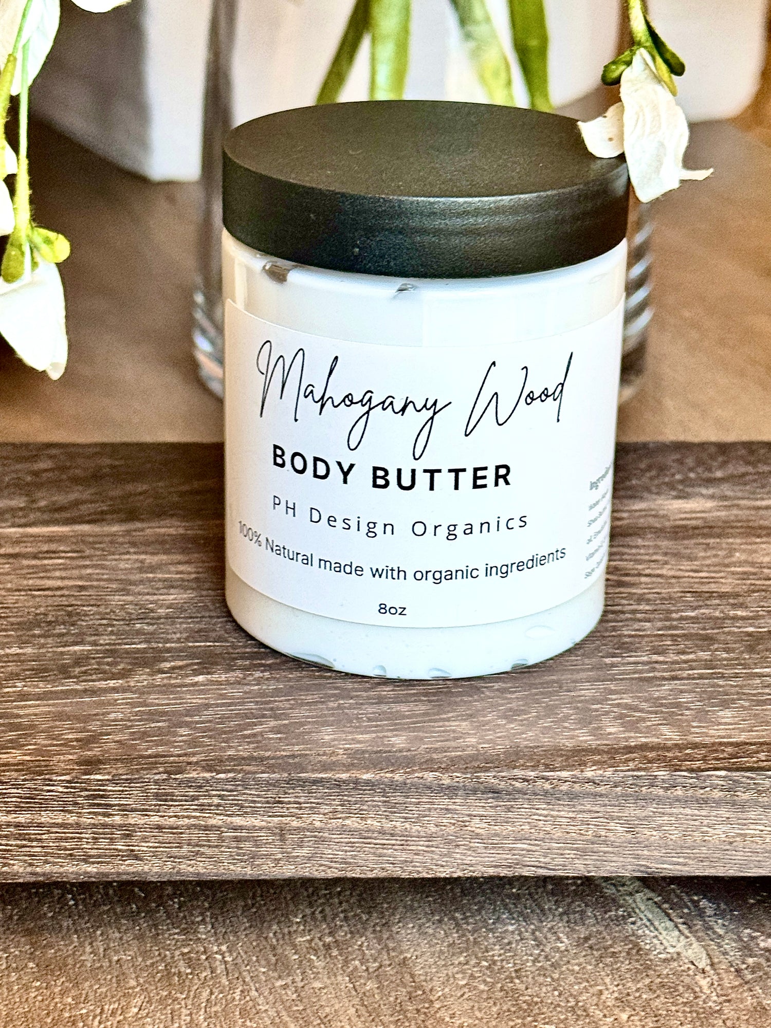 Mahogany Wood Body Butter w/ Vitamin E & Aloe Vera