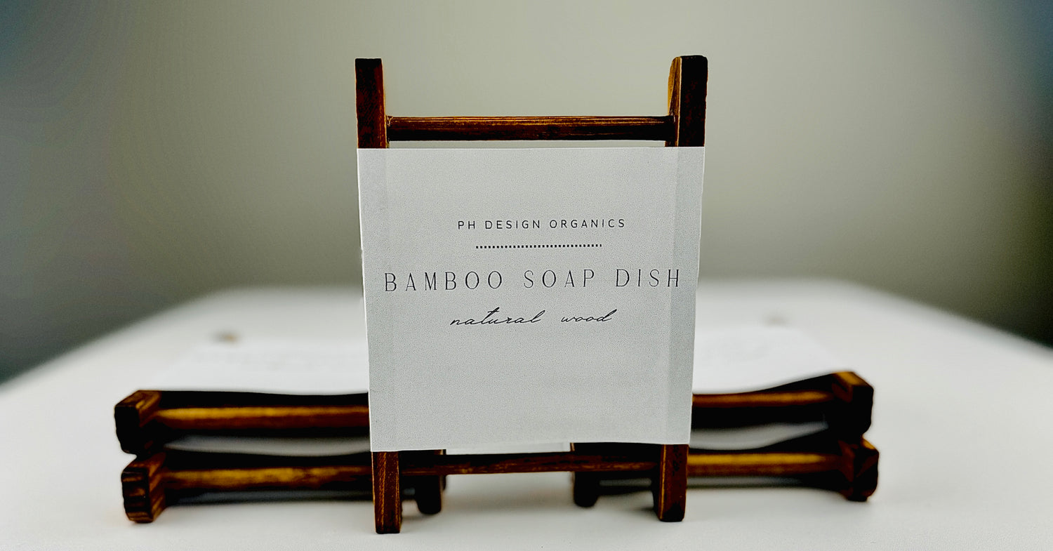 Natural Bamboo Soap Dish Tray | Wooden Bathroom Soap Holder for Eco-Friendly & Sustainable Home