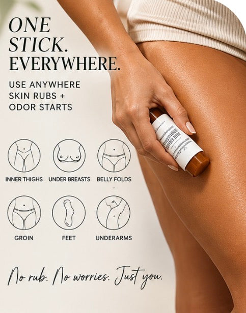 Smooth Move™ Anti-Chafing Deodorant Stick| Thigh & Body Friction Balm