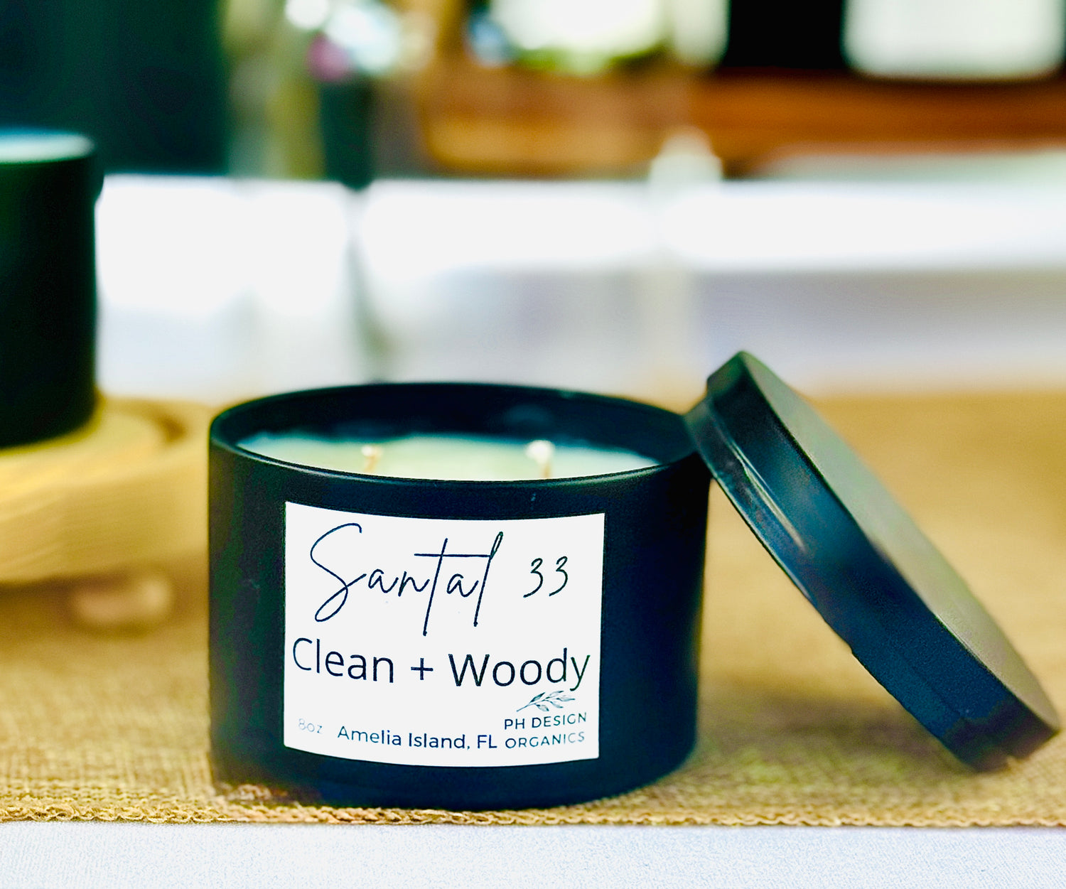 Organic Soy Candle – Multiple Scents Available
