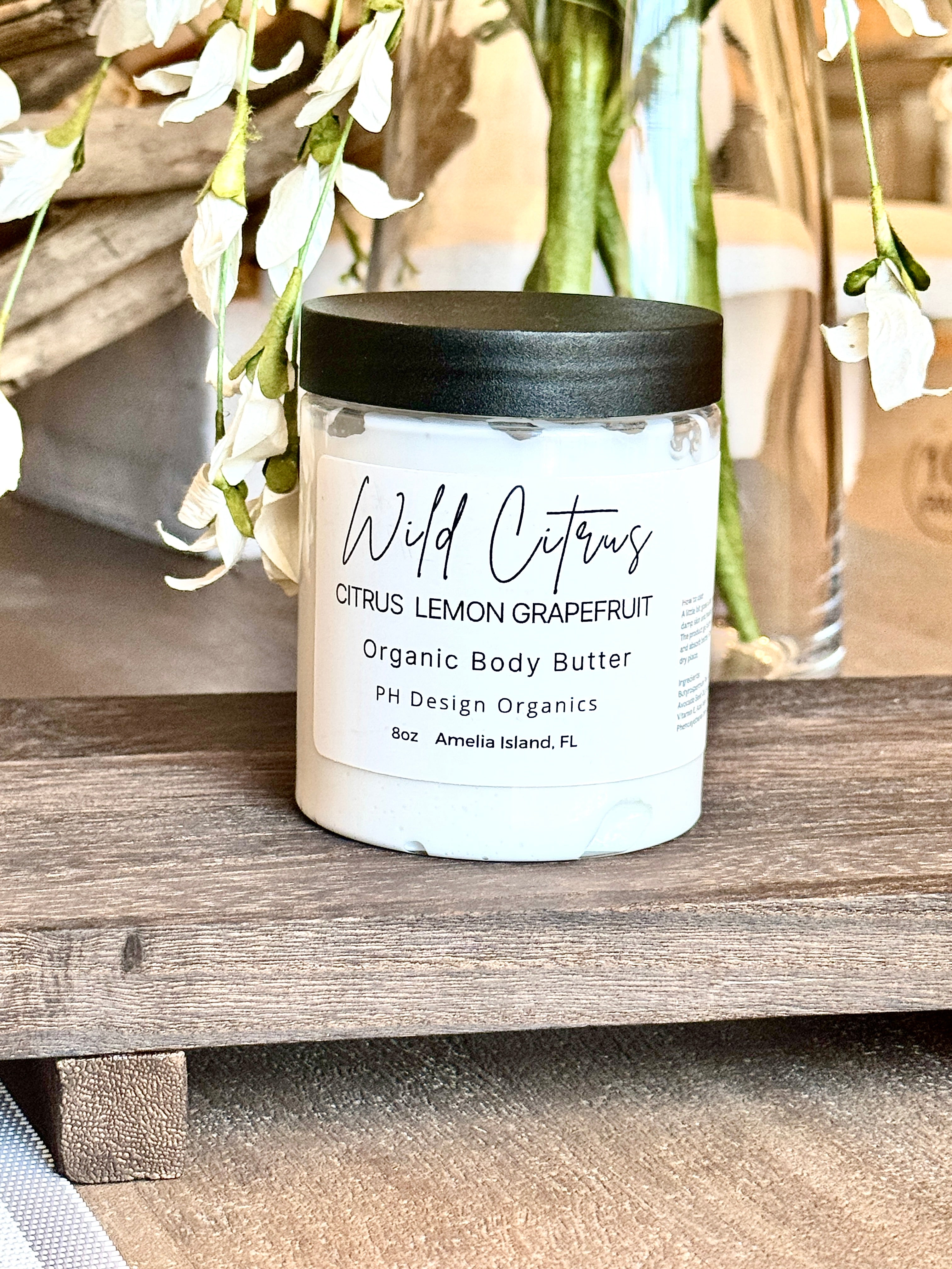 Wild Citrus Body Butter with Vitamin E Citrus Lemon & Grapefruit