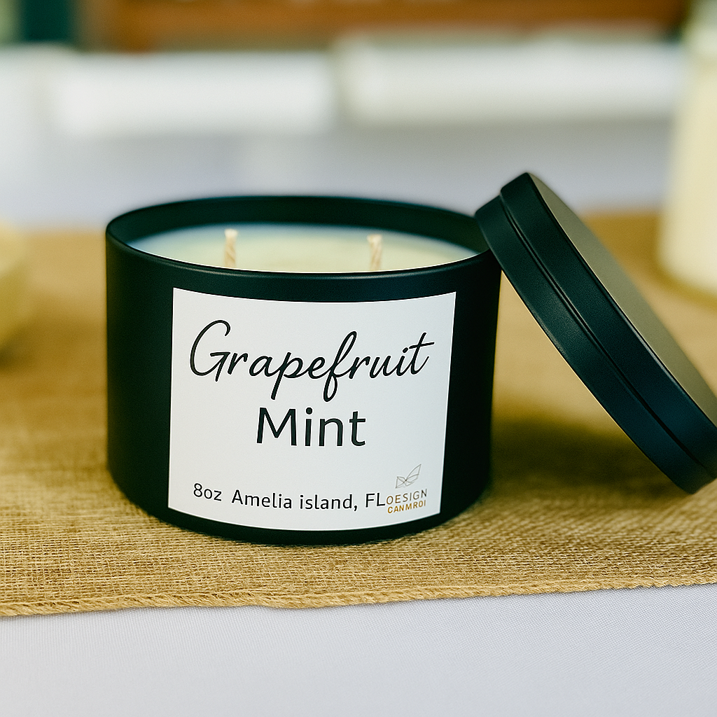 Organic Soy Candle – Multiple Scents Available