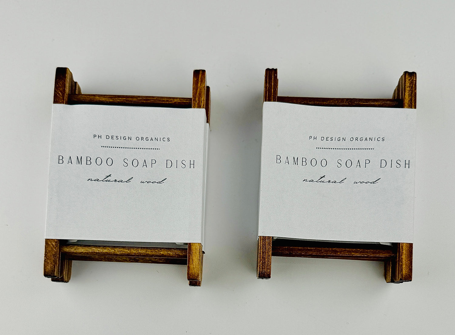 Natural Bamboo Soap Dish Tray | Wooden Bathroom Soap Holder for Eco-Friendly & Sustainable Home