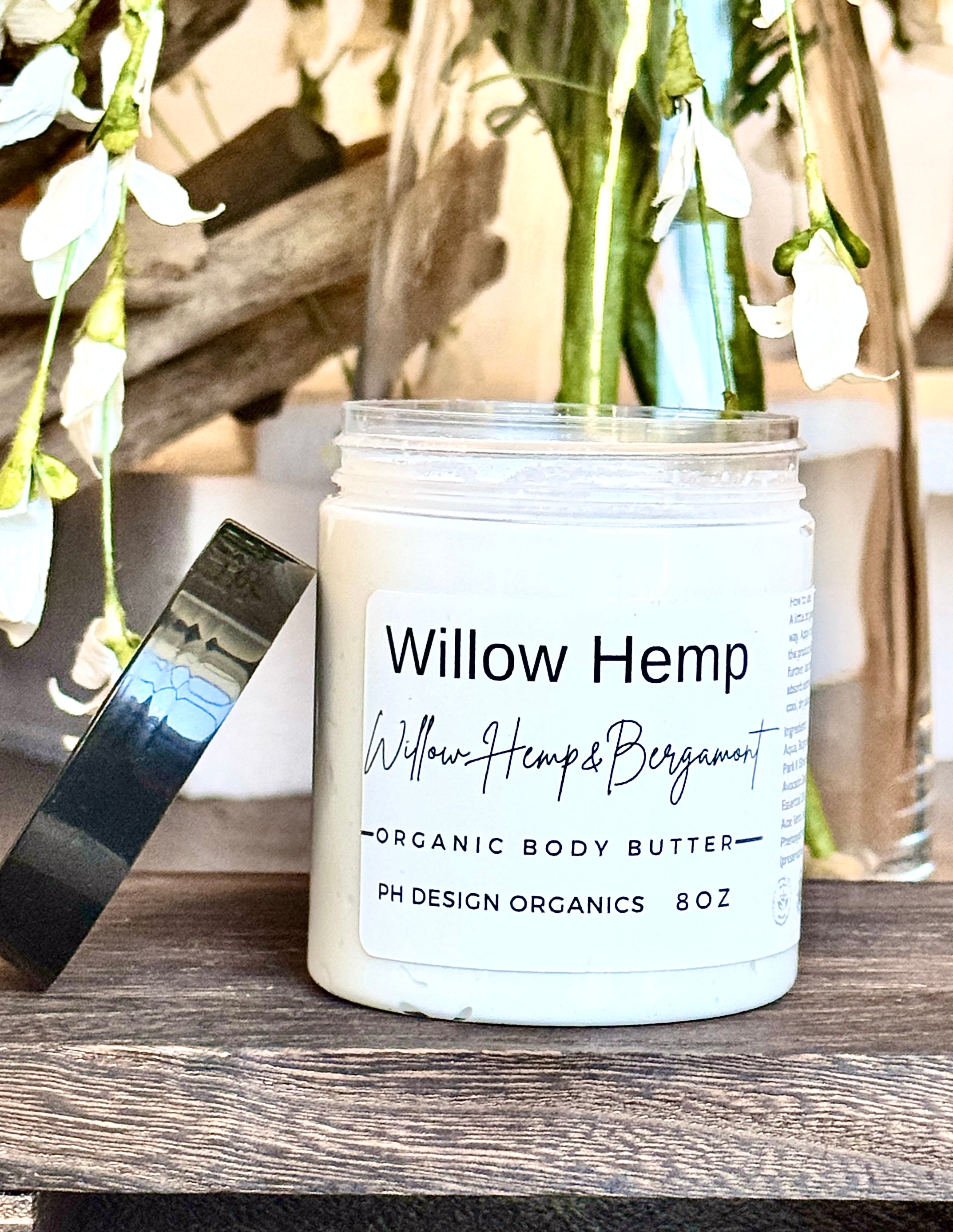 Willow Hemp Body Butter notes of Willow, Bergamont & Hemp
