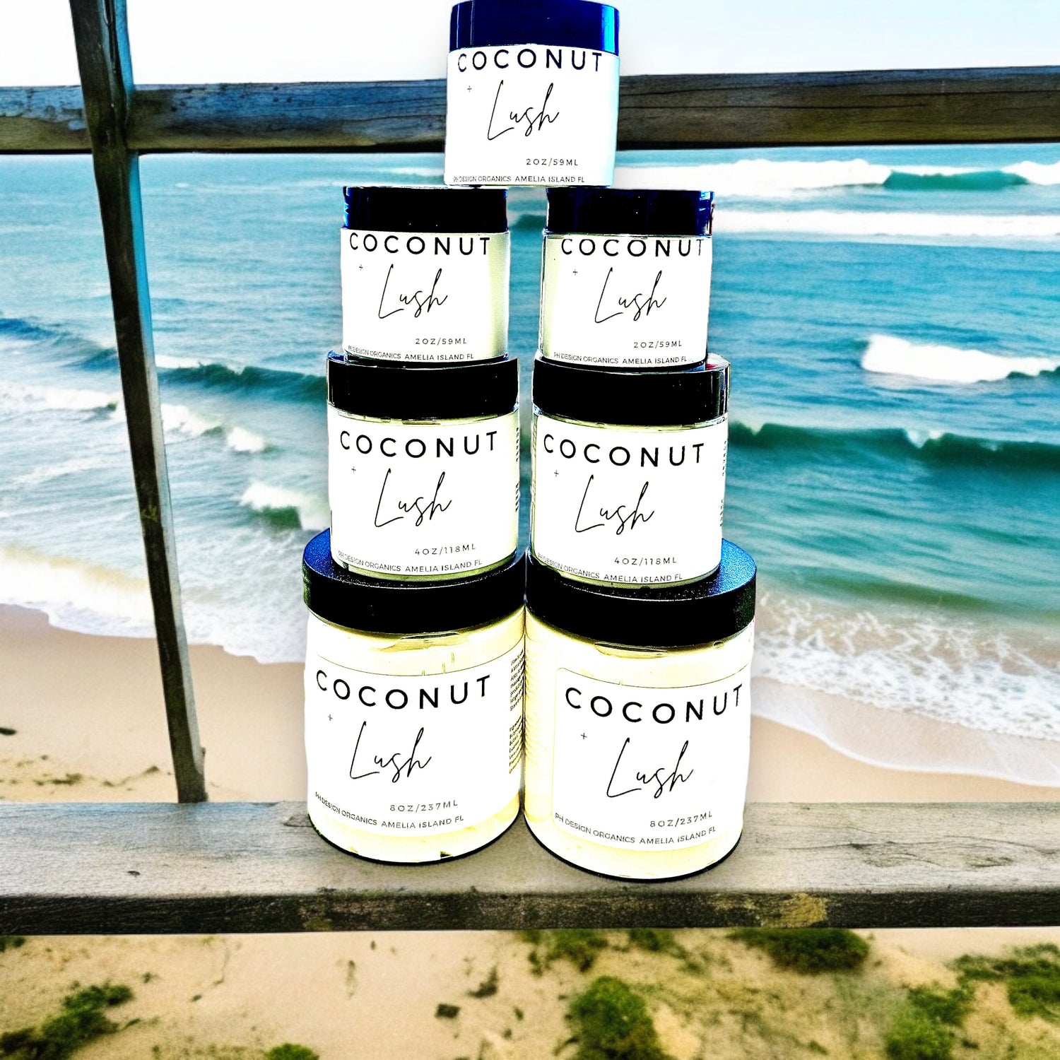 Coconut Lush Body Butter w/ Vitamin E & Aloe Vera PH Design Organics