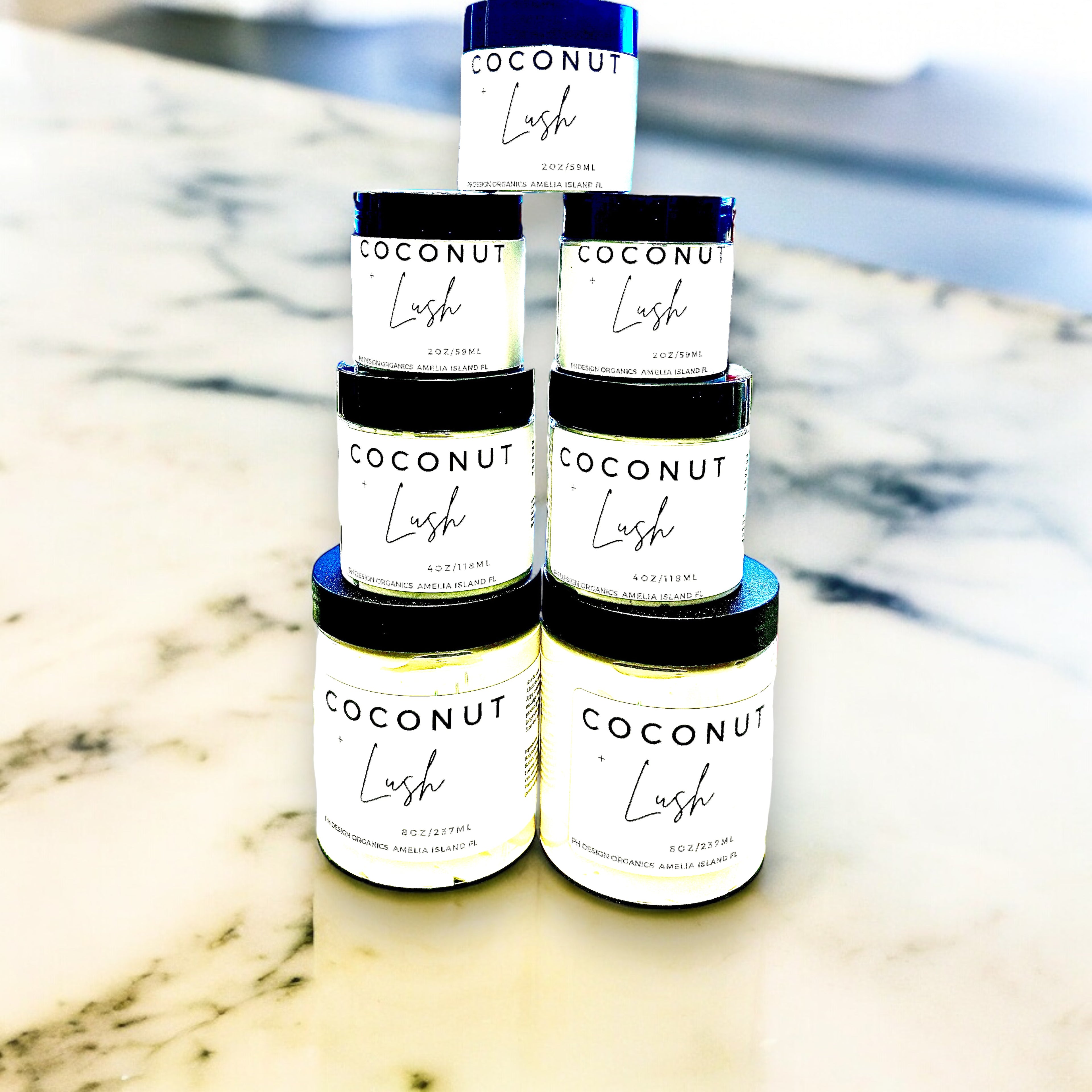 Coconut Lush Body Butter w/ Vitamin E & Aloe Vera PH Design Organics