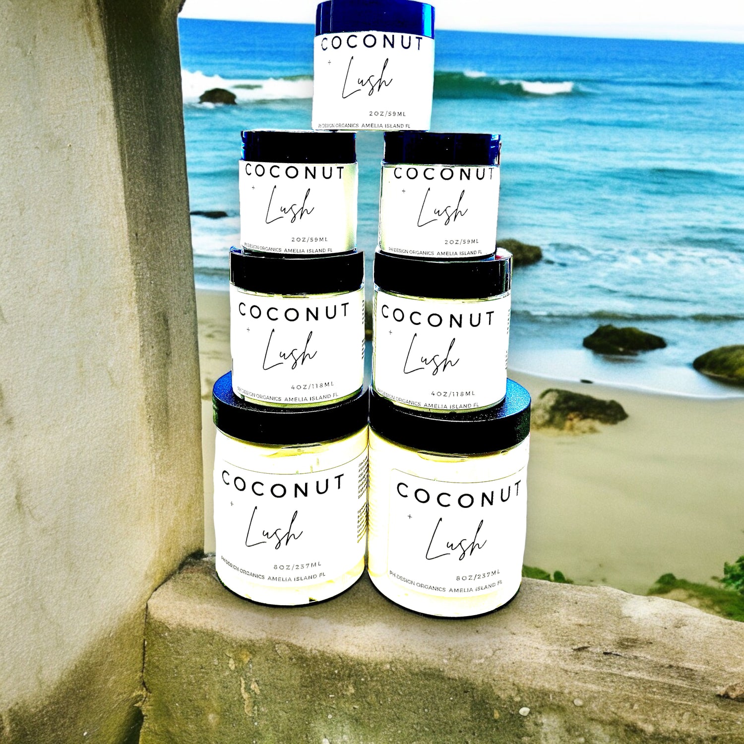 Coconut Lush Body Butter w/ Vitamin E & Aloe Vera PH Design Organics