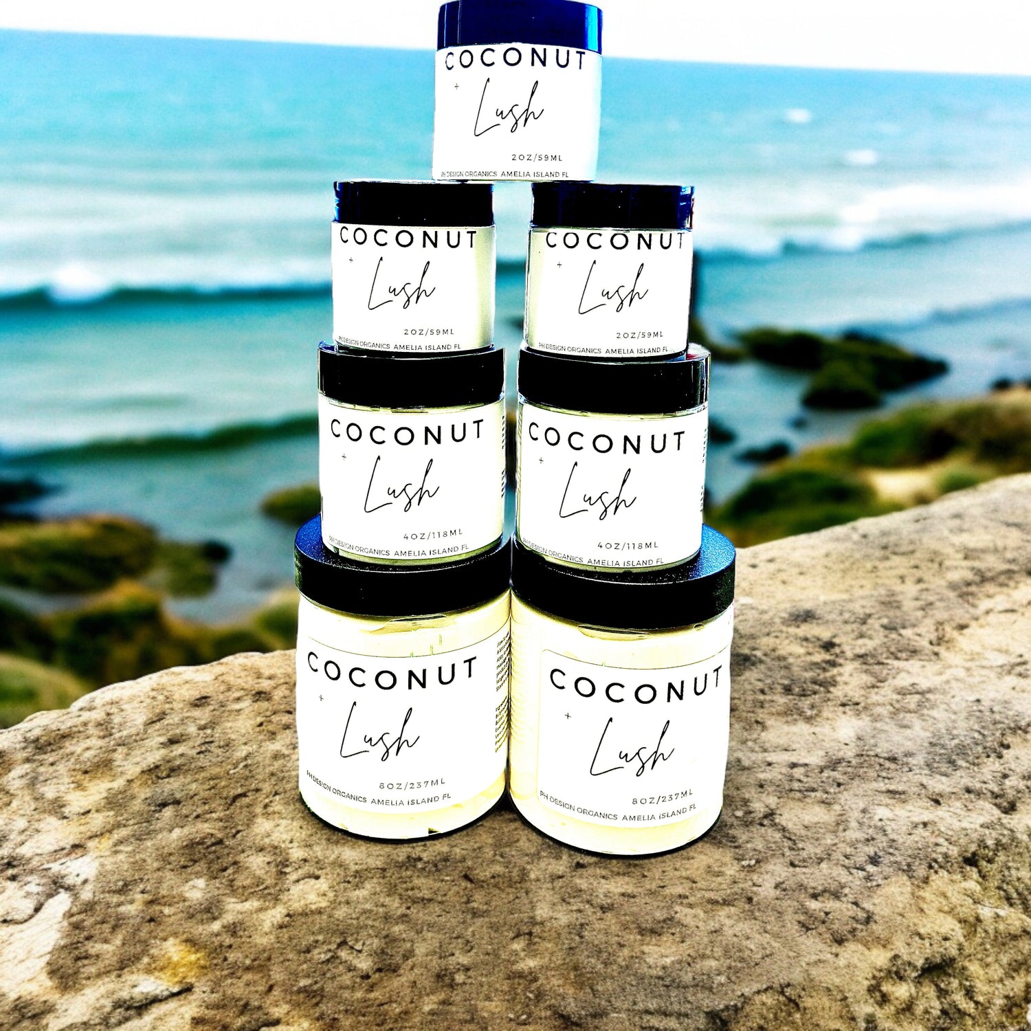 Coconut Lush Body Butter w/ Vitamin E & Aloe Vera PH Design Organics