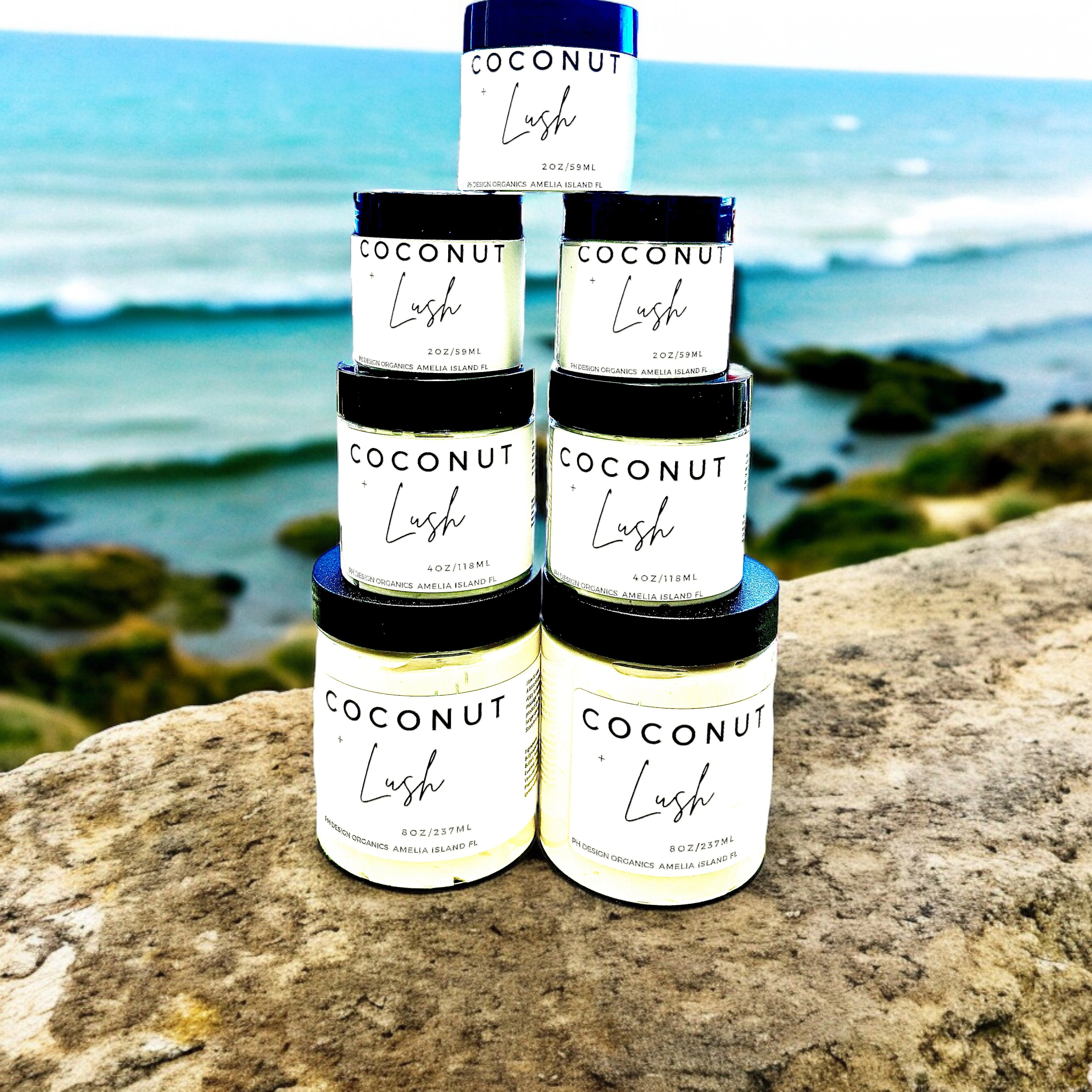 Coconut Lush Body Butter w/ Vitamin E & Aloe Vera PH Design Organics