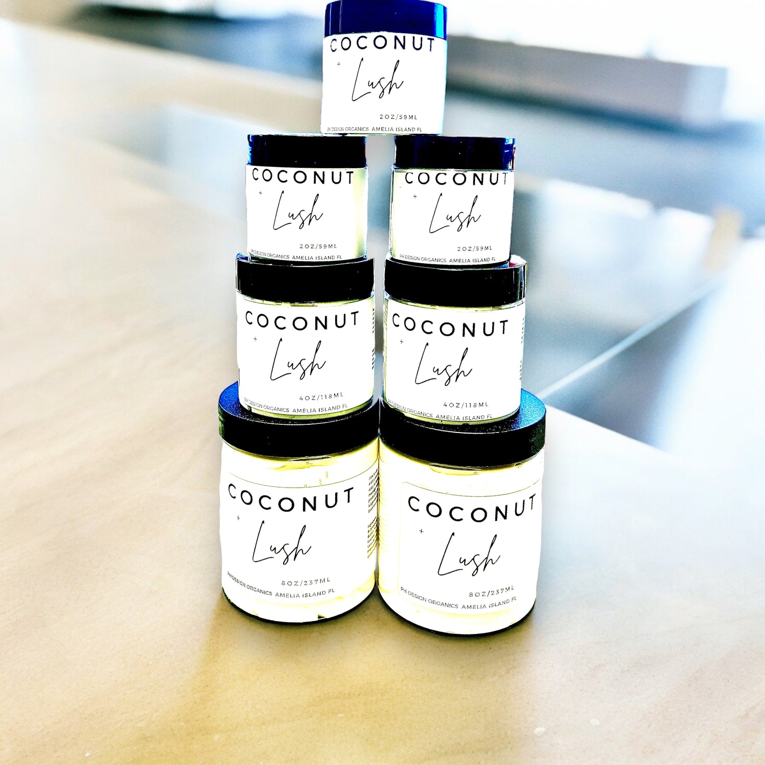 Coconut Lush Body Butter w/ Vitamin E & Aloe Vera PH Design Organics