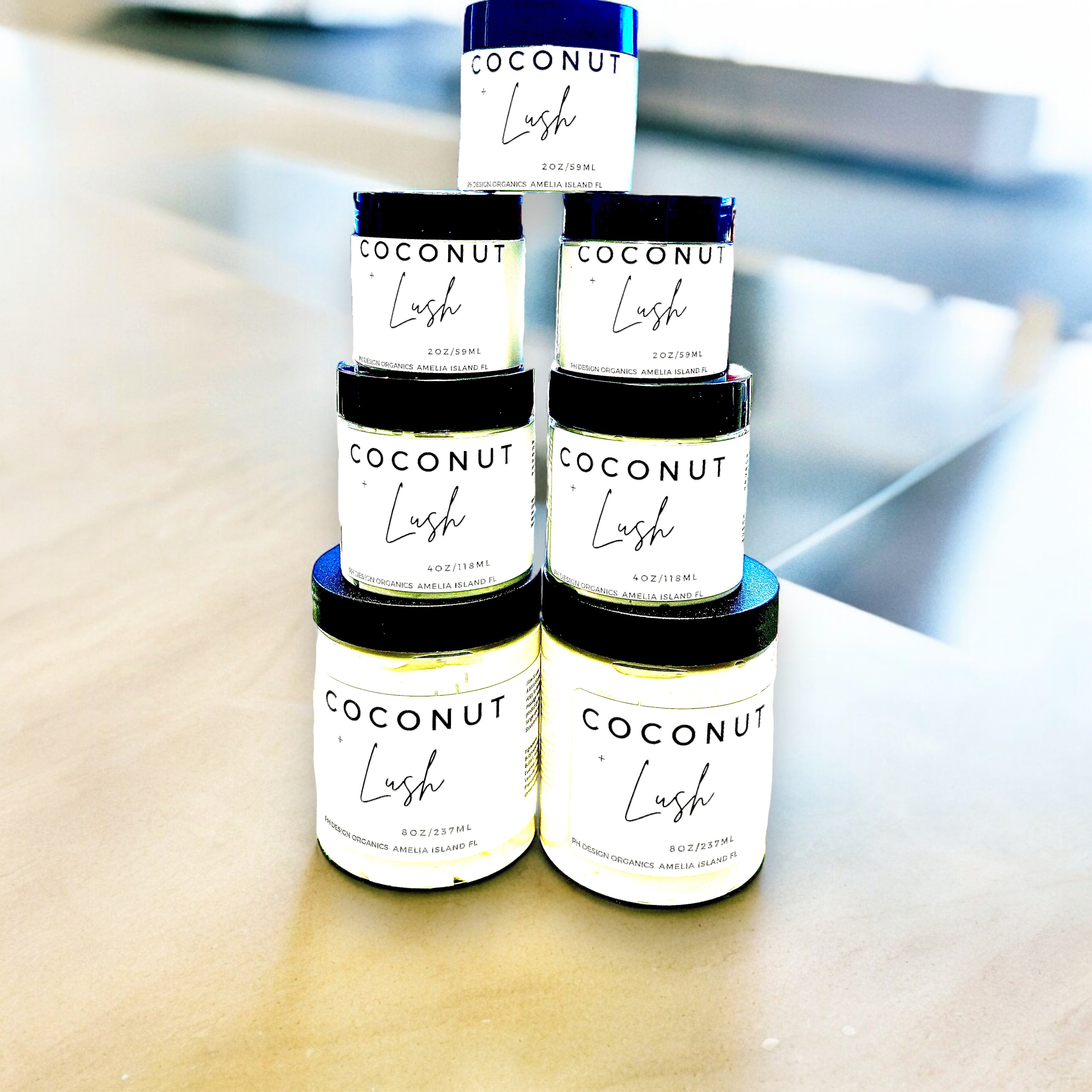 Coconut Lush Body Butter w/ Vitamin E & Aloe Vera PH Design Organics