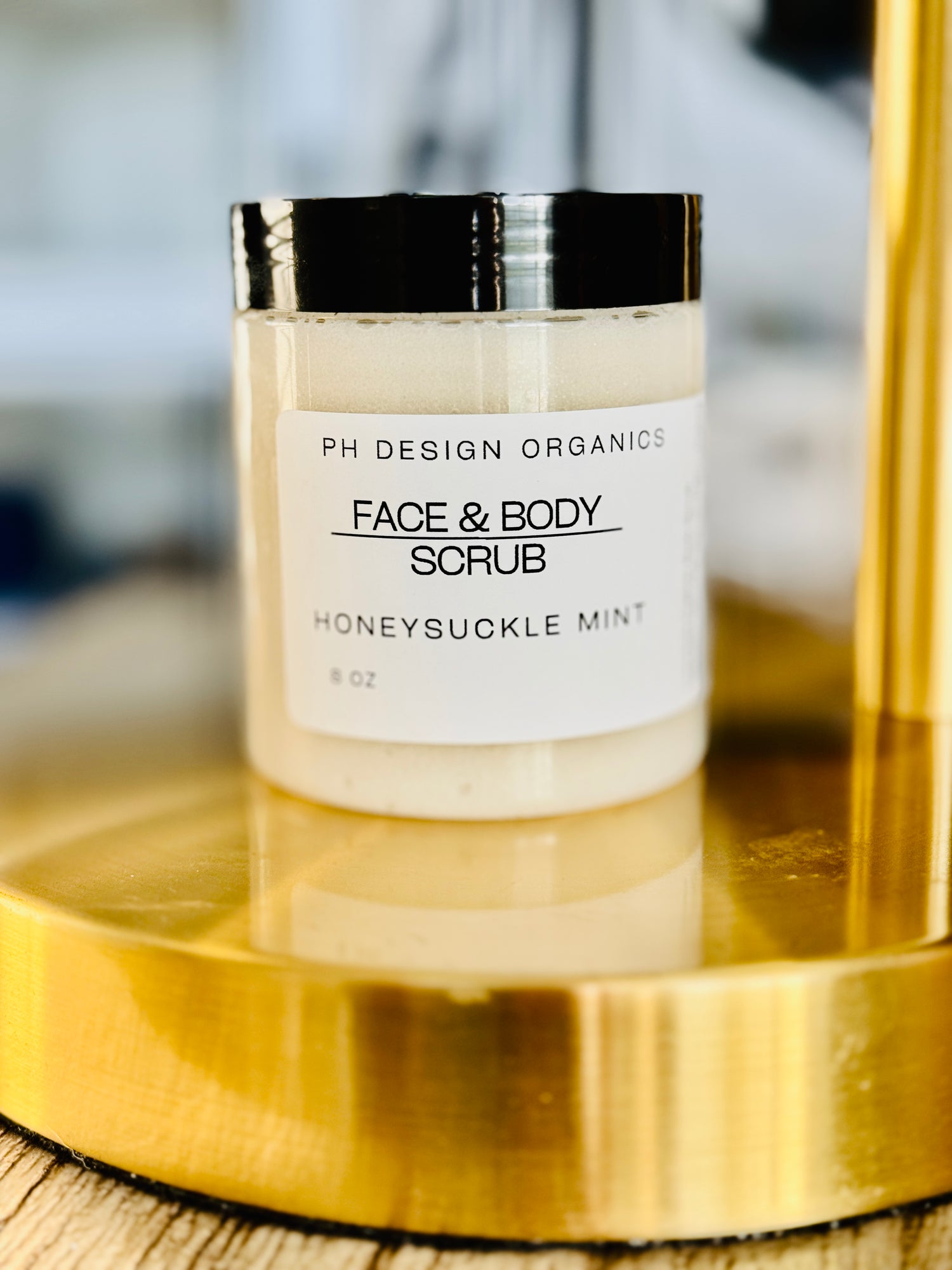 Emulsified Face and Body Sugar Scrub Eucalyptus & Mint PH Design Organics