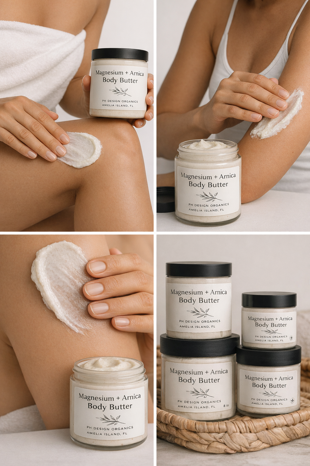 Magnesium Arnica Body Butter Cream