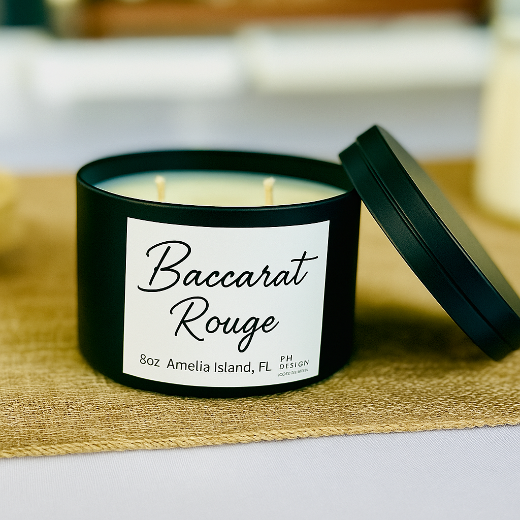 Organic Soy Candle – Multiple Scents Available