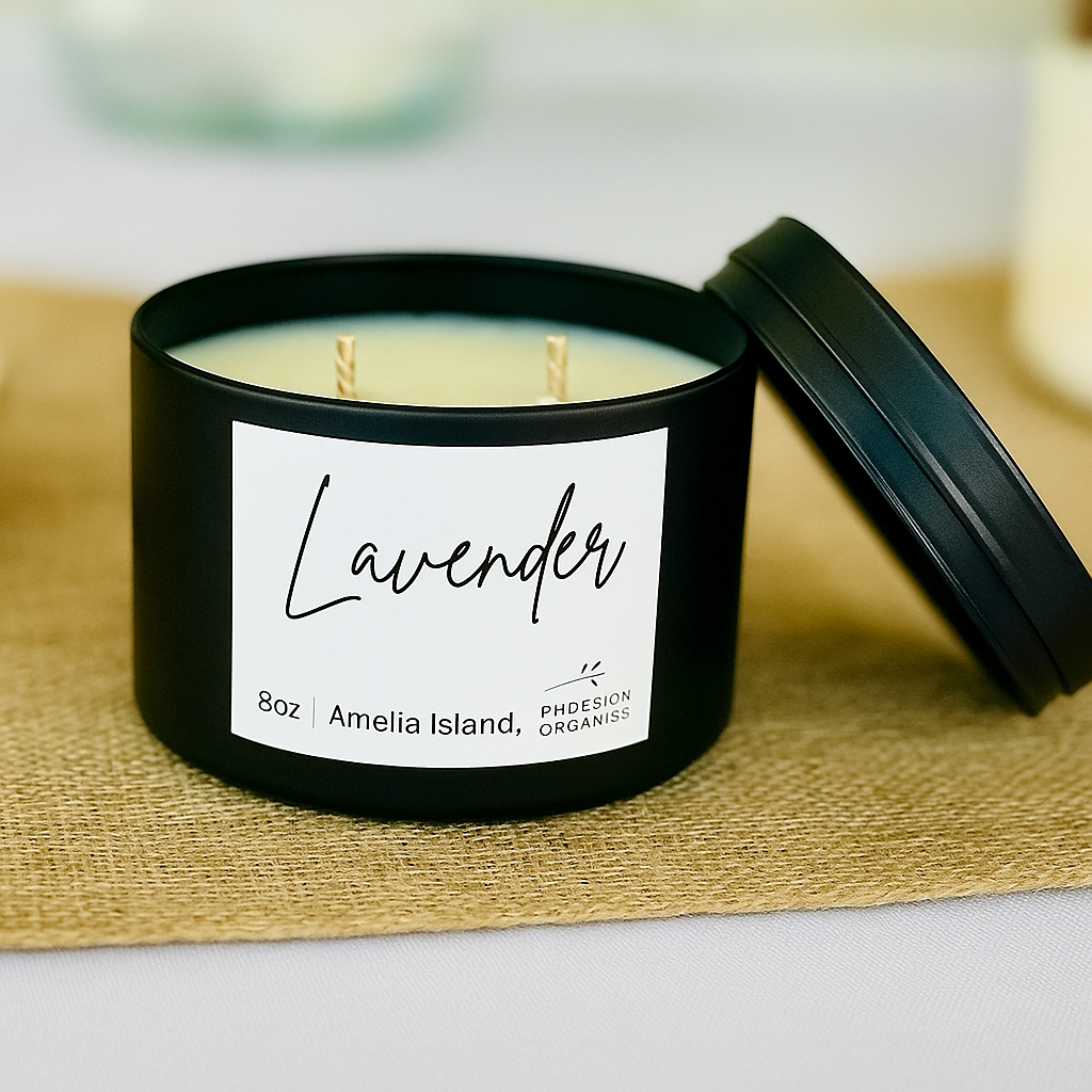Organic Soy Candle – Multiple Scents Available