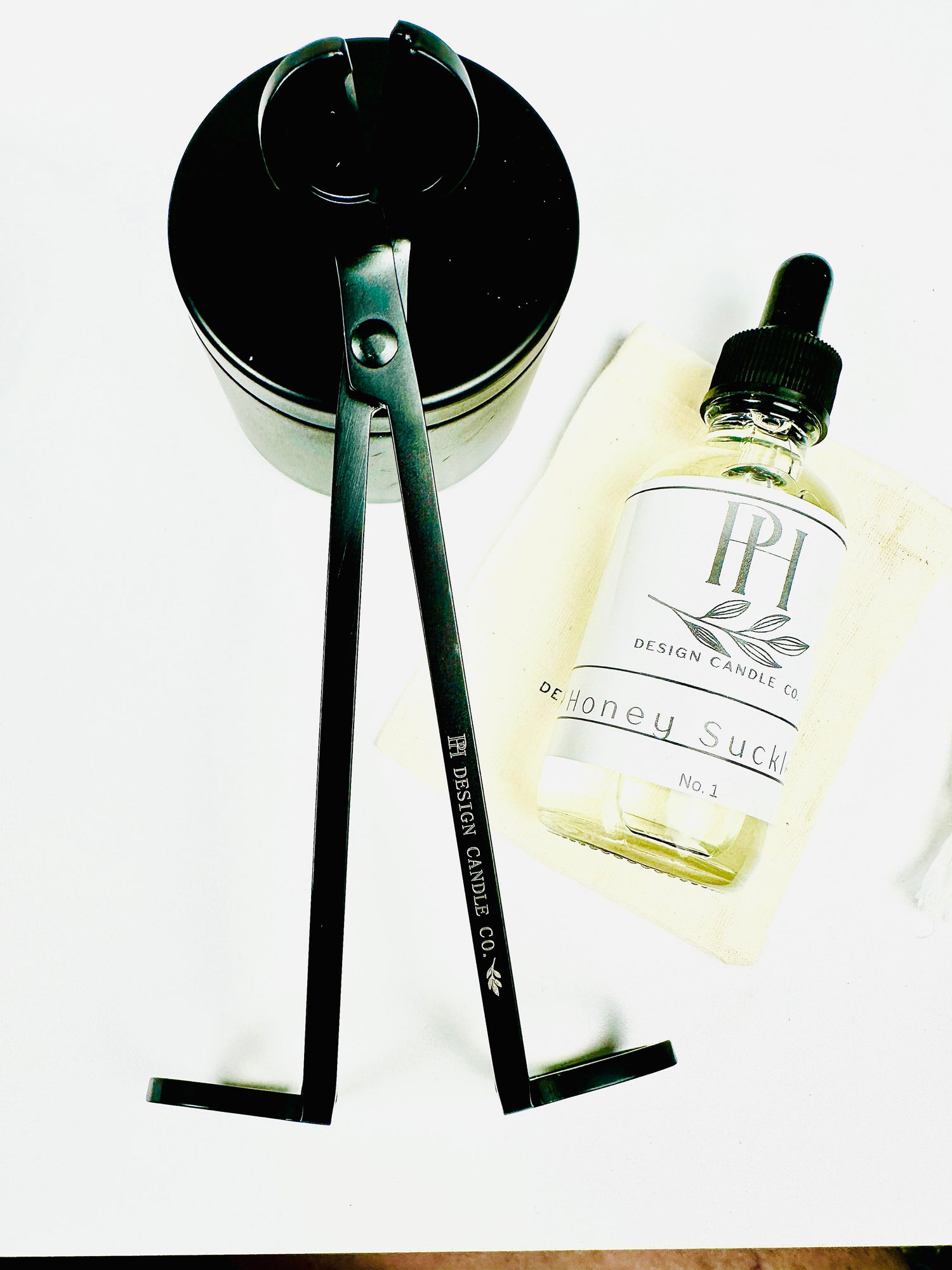 Wick Scissor Trimmer-PH Design Engraved Candle Trimmer PH Design Organics