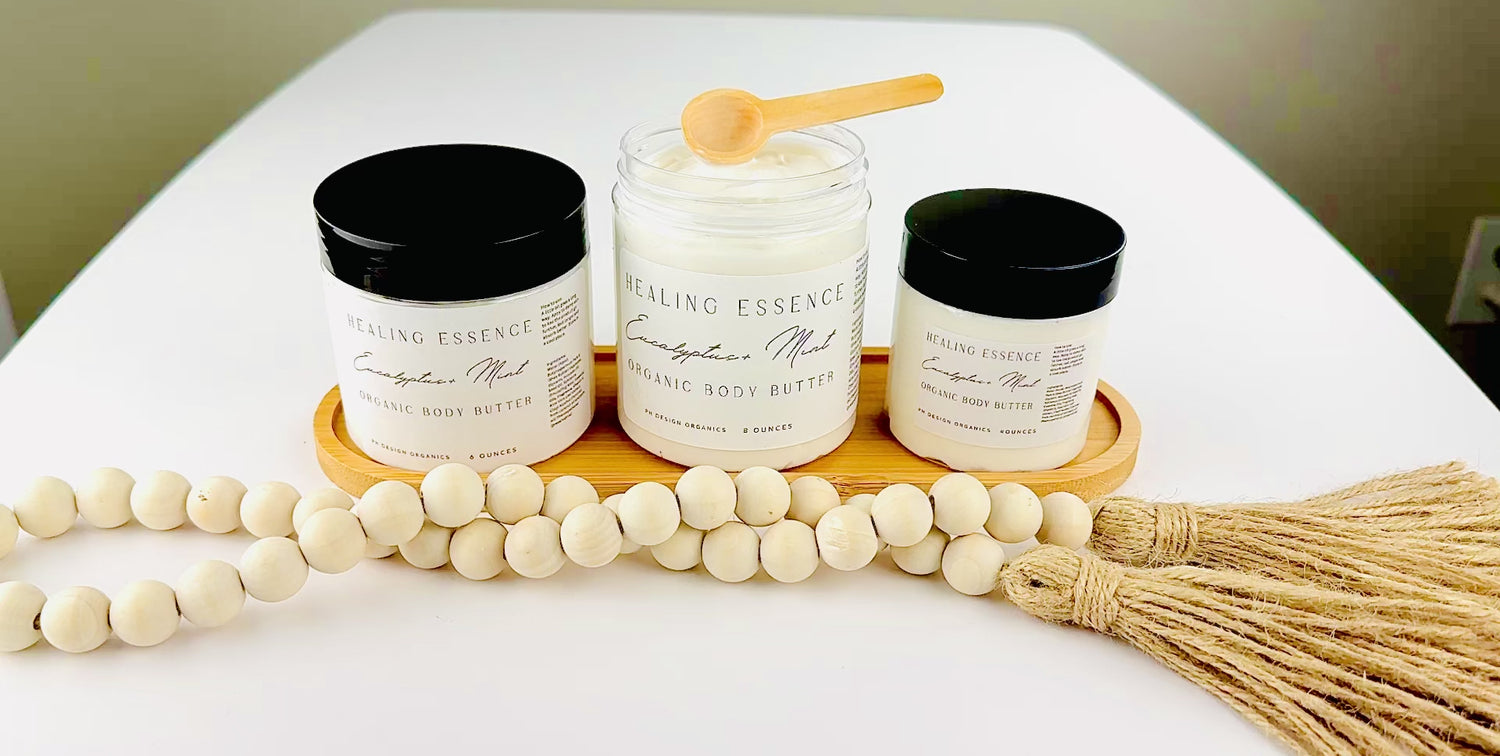 Healing Essence Eucalyptus + Mint Body Butter w/ Vitamin E & Aloe Vera