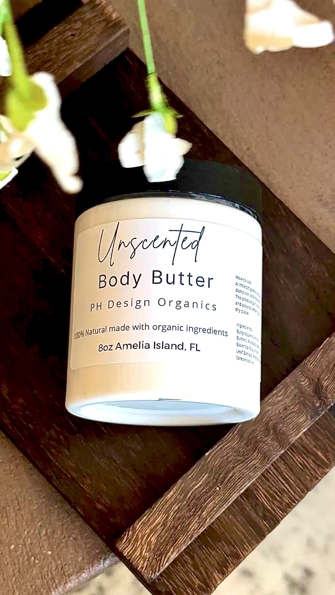 Unscented Body Butter w/ Vitamin E & Aloe Vera