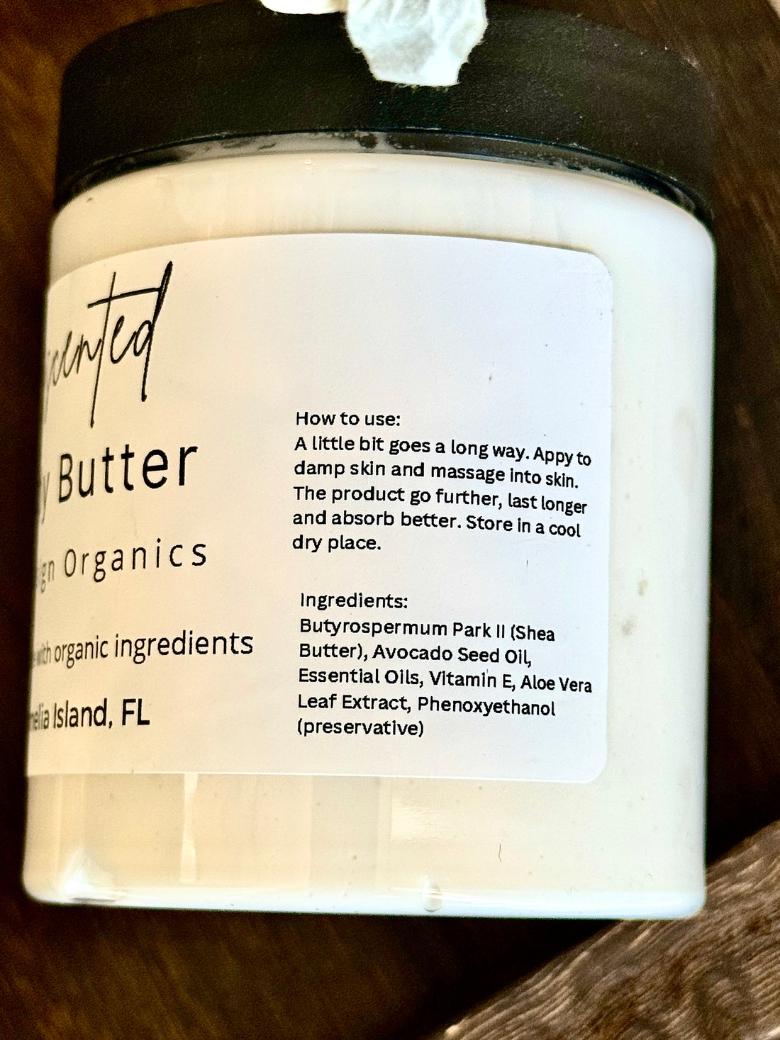 Unscented Body Butter w/ Vitamin E &amp; Aloe Vera - Extra Dry Skin Therapy