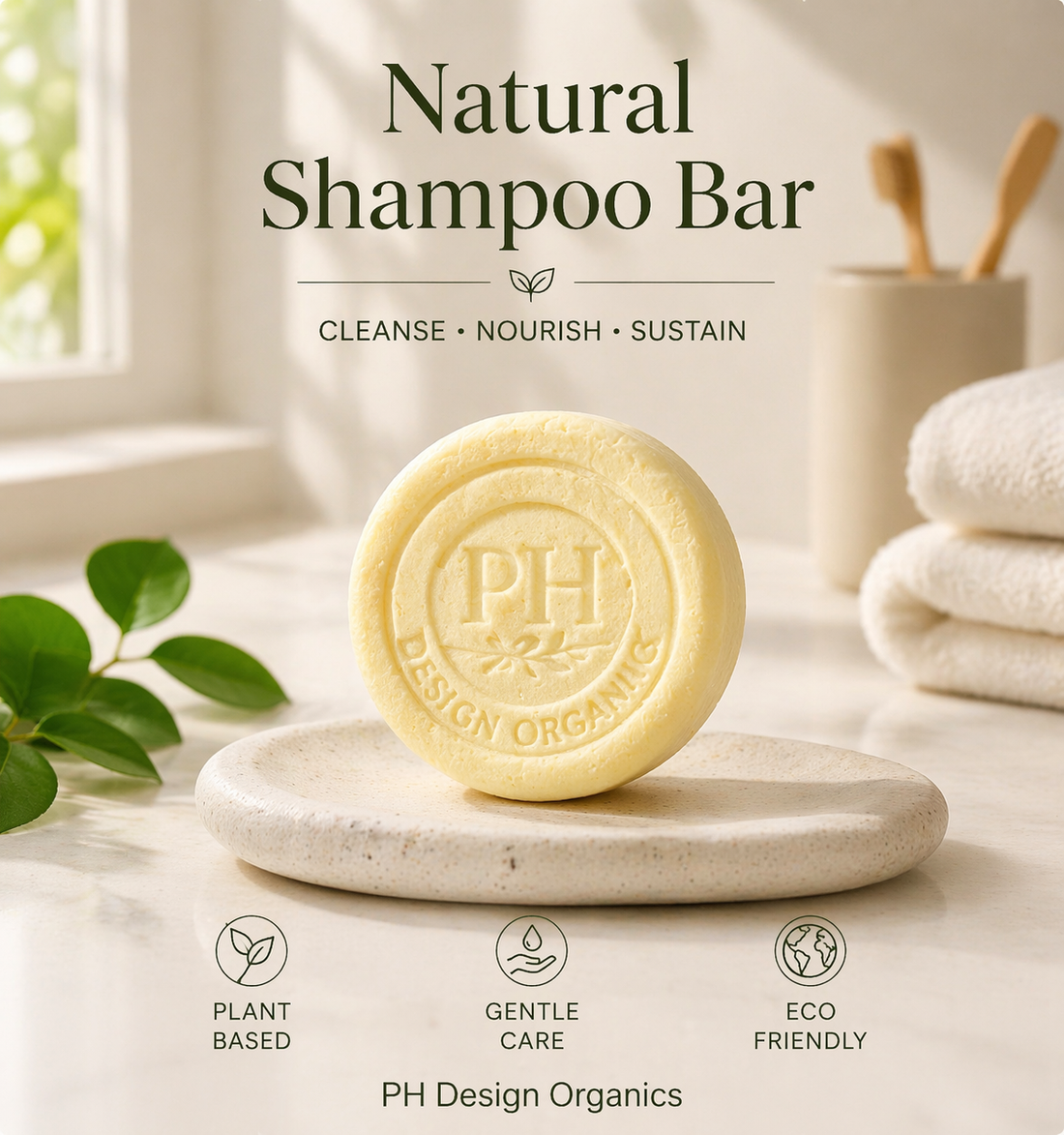 2-in-1 Shampoo &amp; Conditioner Bar | Gentle, Scalp-Friendly Cleanse