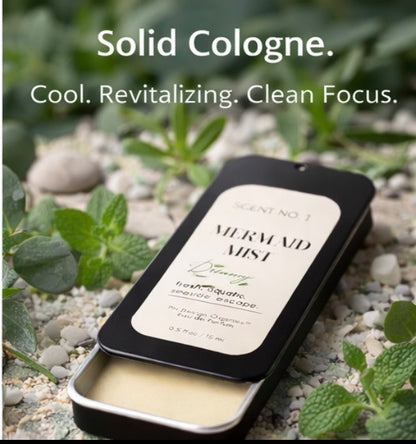 Solid Cologne | Skin-Close Fragrance Balm | Clean, Lasting Scent | PH Design Organics