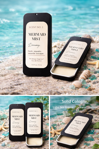 Solid Cologne | Skin-Close Fragrance Balm | Clean, Lasting Scent | PH Design Organics