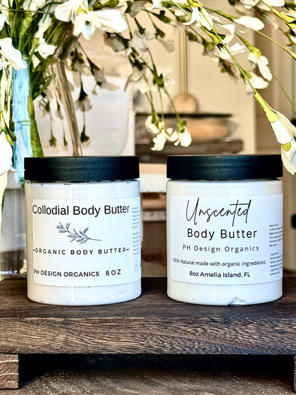 Unscented Body Butter w/ Vitamin E &amp; Aloe Vera