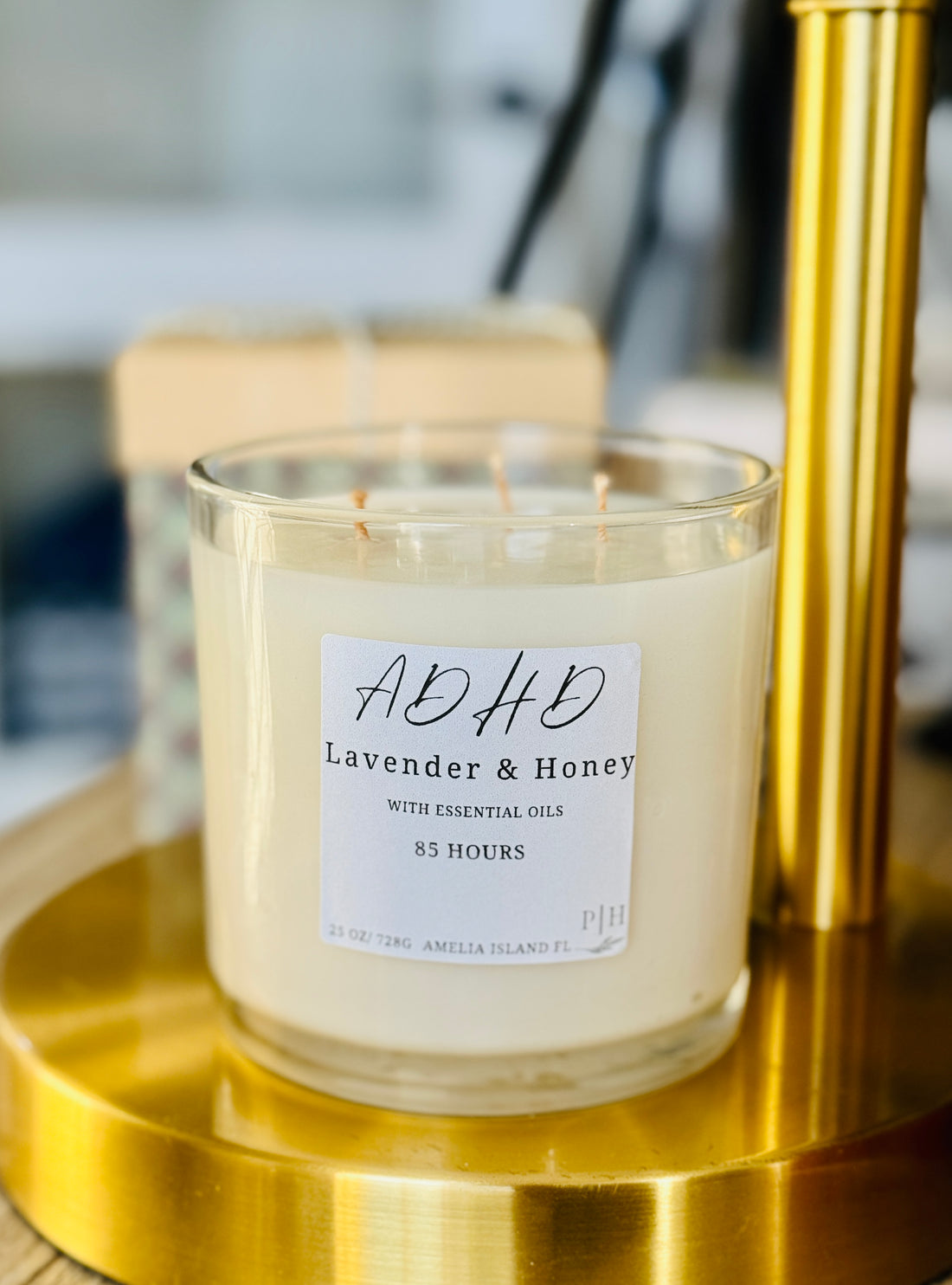 ADHD Candle -notes of Lavender &amp; Honey