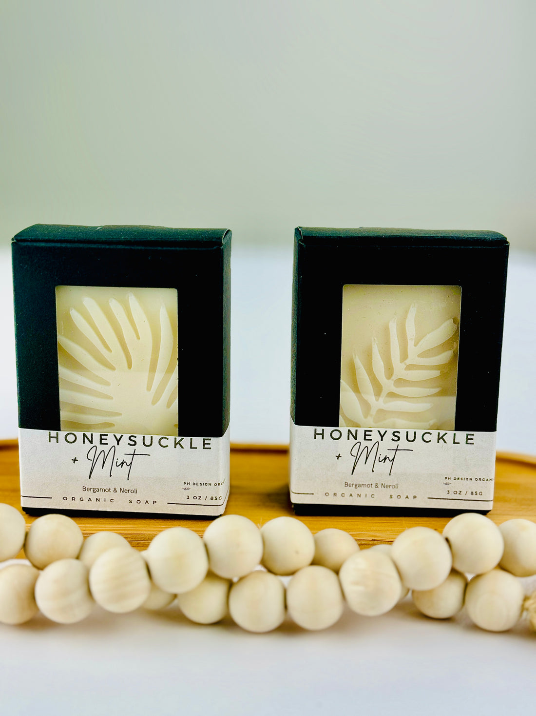 Honeysuckle Mint Soap Bar - with notes Honeysuckle, Effervescnece, Velvet Woods