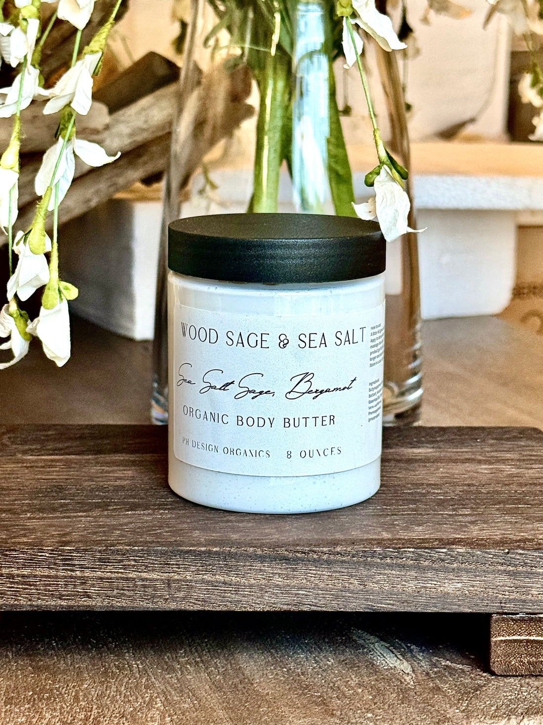 Wood Sage & Sea Salt Body Butter Skin like silk. Hydration that holds. Calm in a jar.