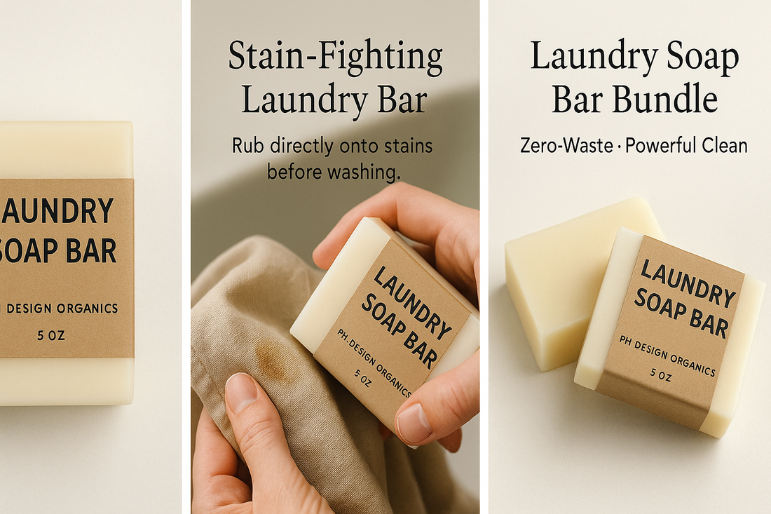 Laundry Soap Bar | Zero-Waste Stain Remover Bar | 5 oz