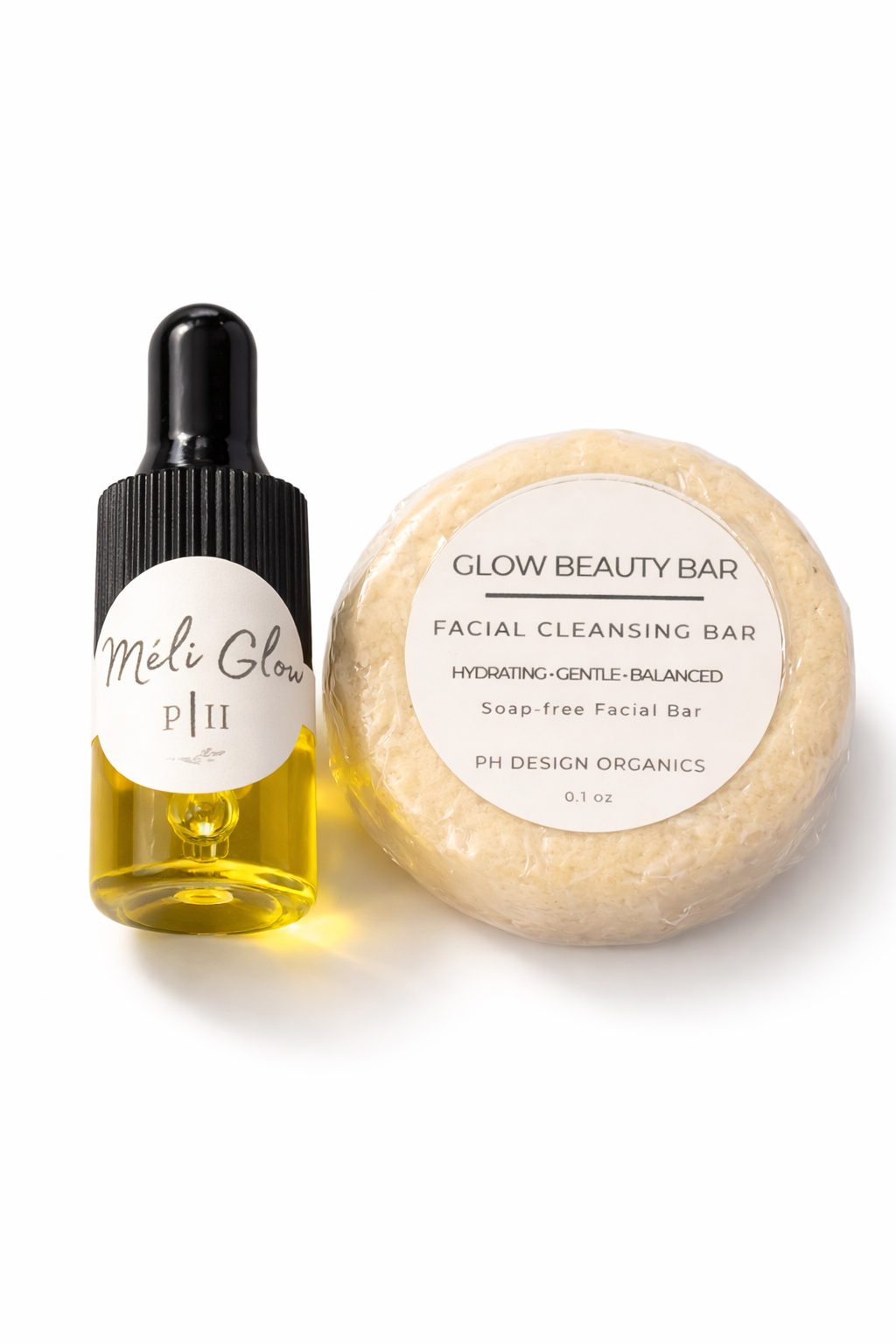 Mini Glow Ritual Kit | Trial Skincare Set for Hydrated, Balanced Skin (Face Oil + Gentle Cleanser)