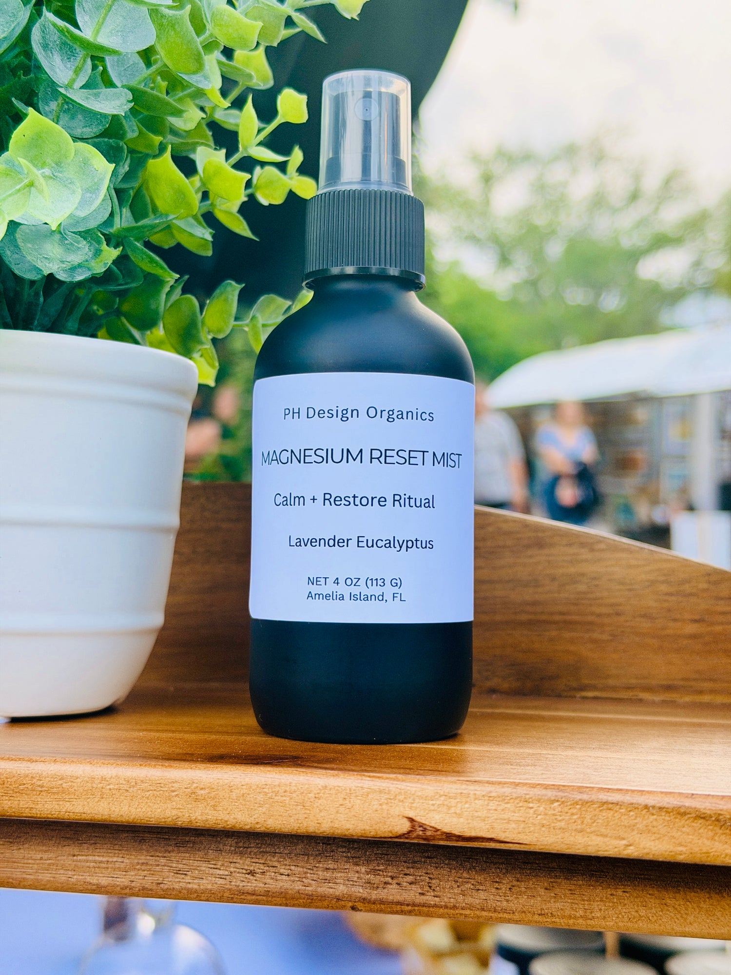 Organic Eucalyptus Lavender Magnesium Reset Spray | 4 oz / 2 oz - PH Design Organics