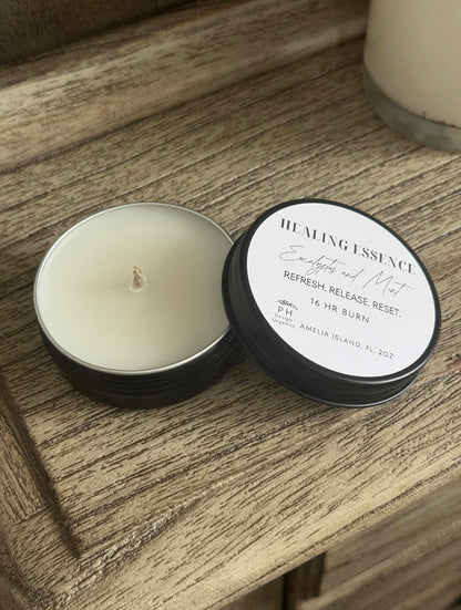 Organic Mini Flight Aromatherapy Bundle with soothing Candle Scents