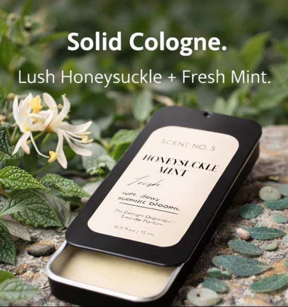 Solid Cologne | Skin-Close Fragrance Balm | Clean, Lasting Scent | PH Design Organics