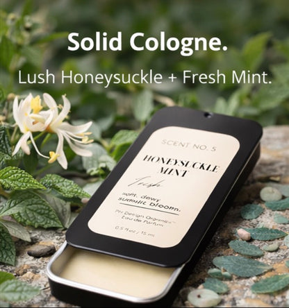 Solid Cologne | Skin-Close Fragrance Balm | Clean, Lasting Scent | PH Design Organics