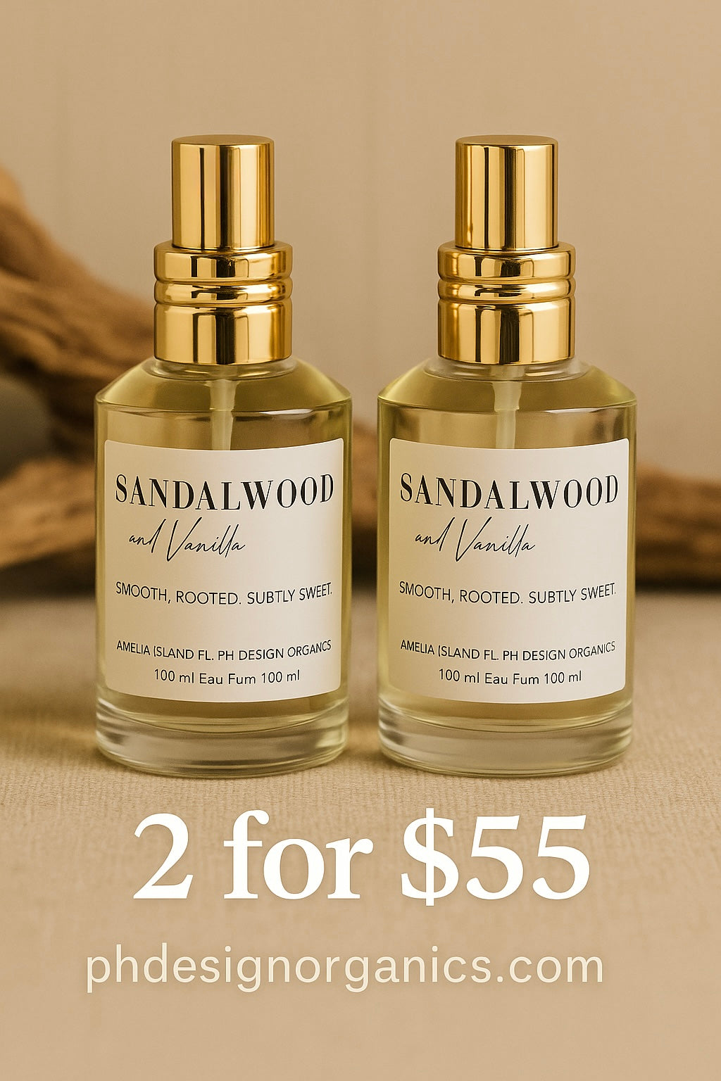 Coastal Perfume Collection – 2 for $55 Bundle | Inspired by Wind, Water &amp; Memory