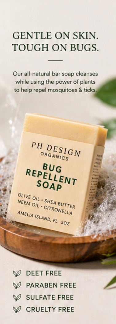 Bug Repellent Soap | 5 oz Natural Mosquito &amp; Tick Defense- Deet Free