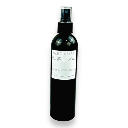 Narcissism Room and Linen Spray-with notes of  Sandalwood, Orange Blossom &amp; Raspberry