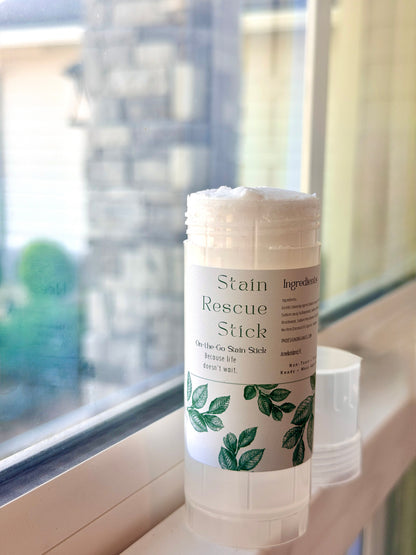 The Clean Rescue Stick Organic Stain Remover for Clothes, Travel &amp; Life Messes