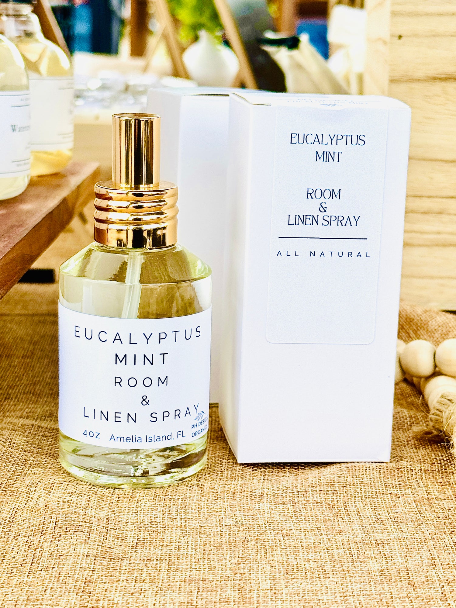 Natural Room &amp; Linen Spray – Premium Glass High end Look