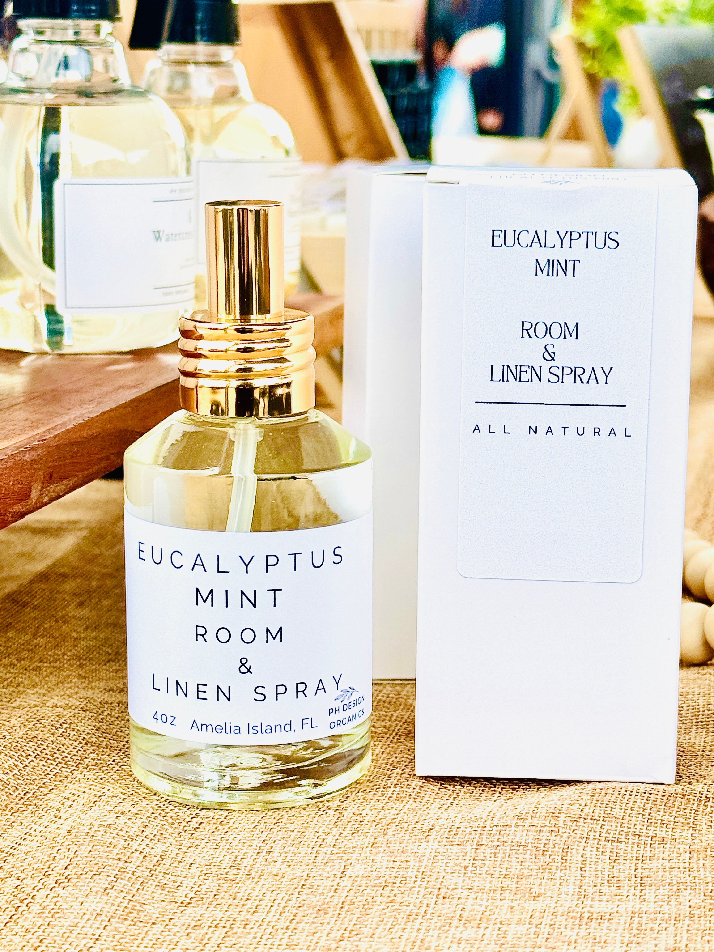 Natural Room &amp; Linen Spray – Premium Glass High end Look