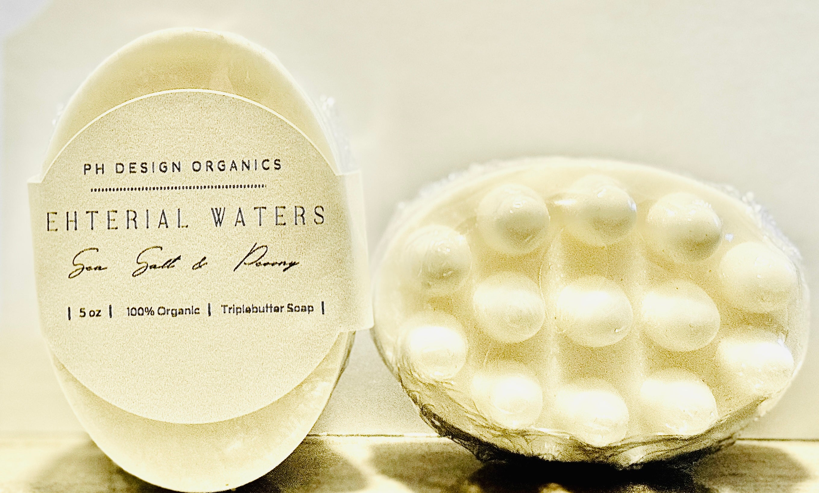 Etherial Waters Massage Soap- with notes of Sea Salt, Peony &amp; Orris