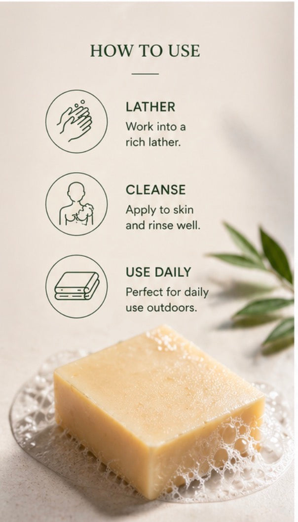 Bug Repellent Soap | 5 oz Natural Mosquito &amp; Tick Defense- Deet Free