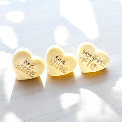 Handmade Heart-Shaped Soaps – “Be Mine” &amp; “XOXO” Design | Made with Premium Shea Butter Base