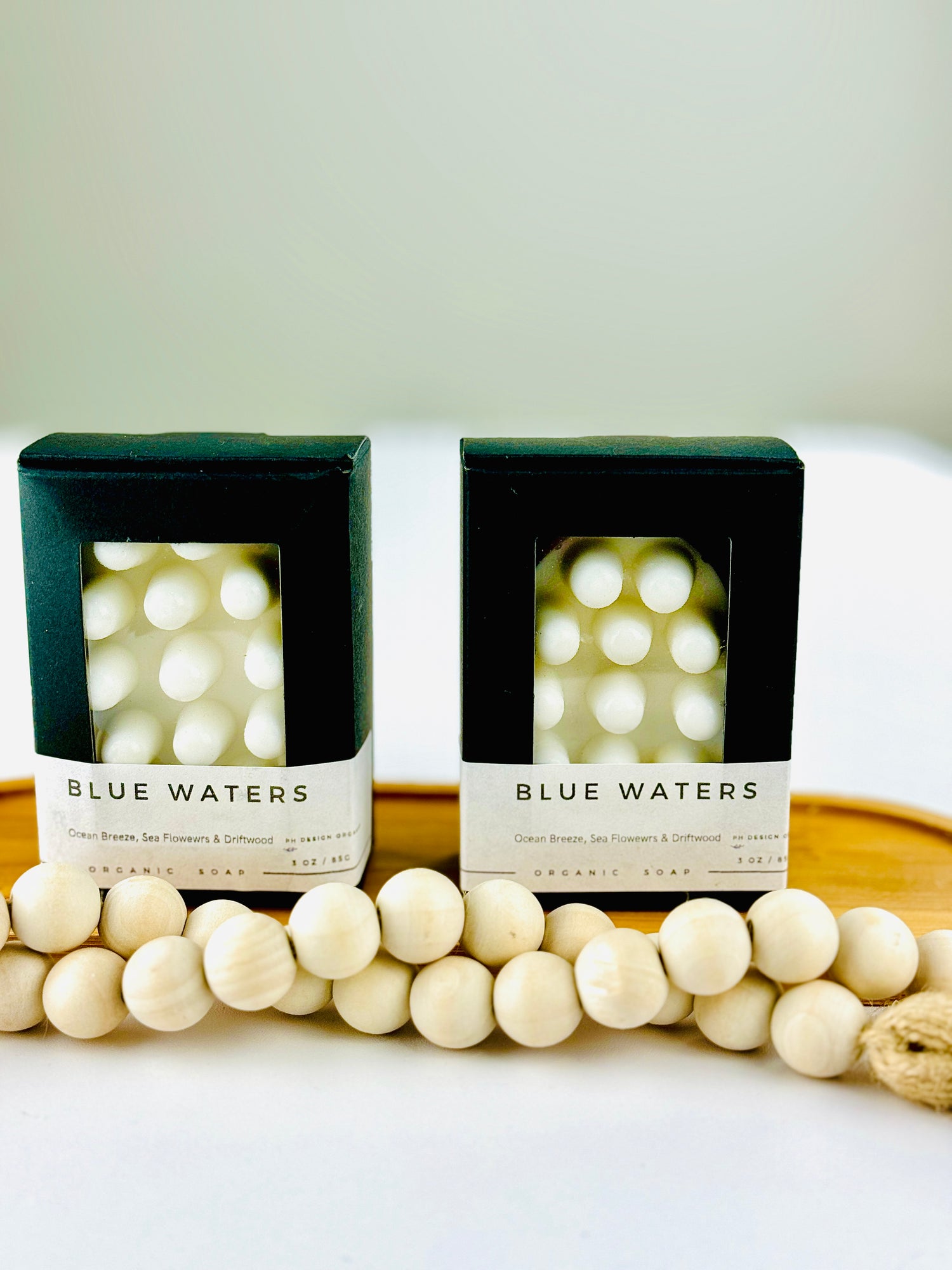 Blue Waters Massage Soap- with notes of Ocean Breeze, Sea Flowers &amp; Driftwood