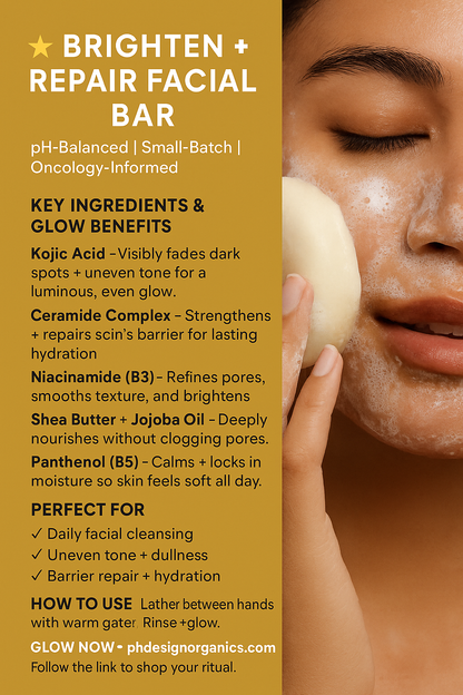 🖤 Glow Bar+ Ceramide Edition Soap-Free Facial Treatment Bar for Radiance + Barrier Repair Buy 2 Glow Bars → Get the 3rd FREE