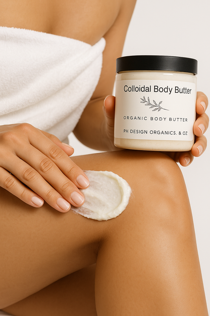 Colloidal Calm Body Butter
Tender skin. Deep comfort. Velvet to the touch.
