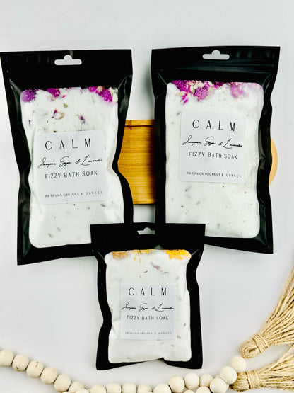 Calm- Fizzy Bath Soak notes of Juniper Berry, Clary Sage &amp; Lavender