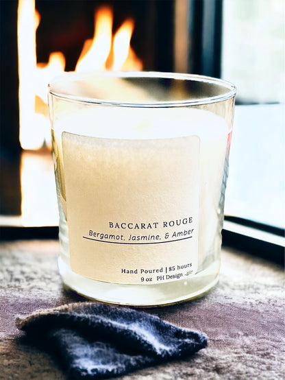 Baccarat Rouge Candle- with notes Saffron, Cedar  &amp; Amber